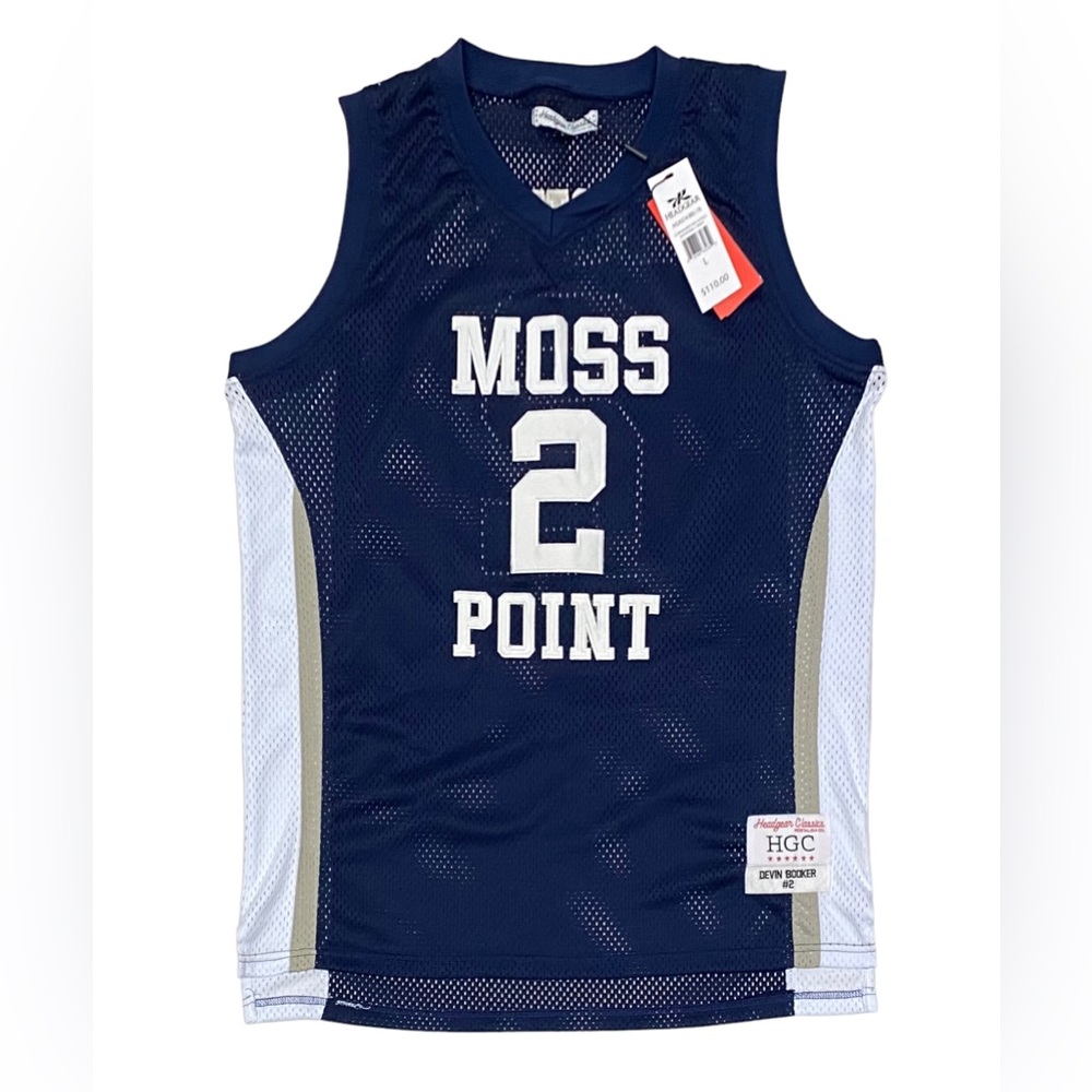 NEW AUTHENTIC Devin Booker Stictched High School Throwback Jersey Sz 2XL Flaw